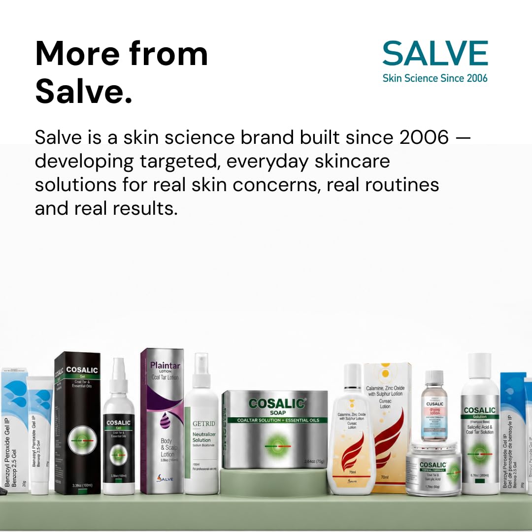 SALVE Benxop 2.5% Benzoyl Peroxide Gel (0.70 oz / 20g) - Topical Skincare Gel for Oil-Prone and Congested Skin