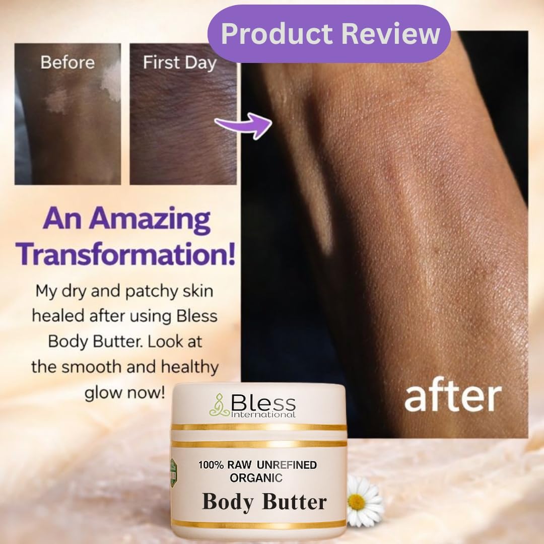 Bless-Organic-RawCocoa-Butter-100%-Pure-Natural-Unrefined 1-LBS/450-GM