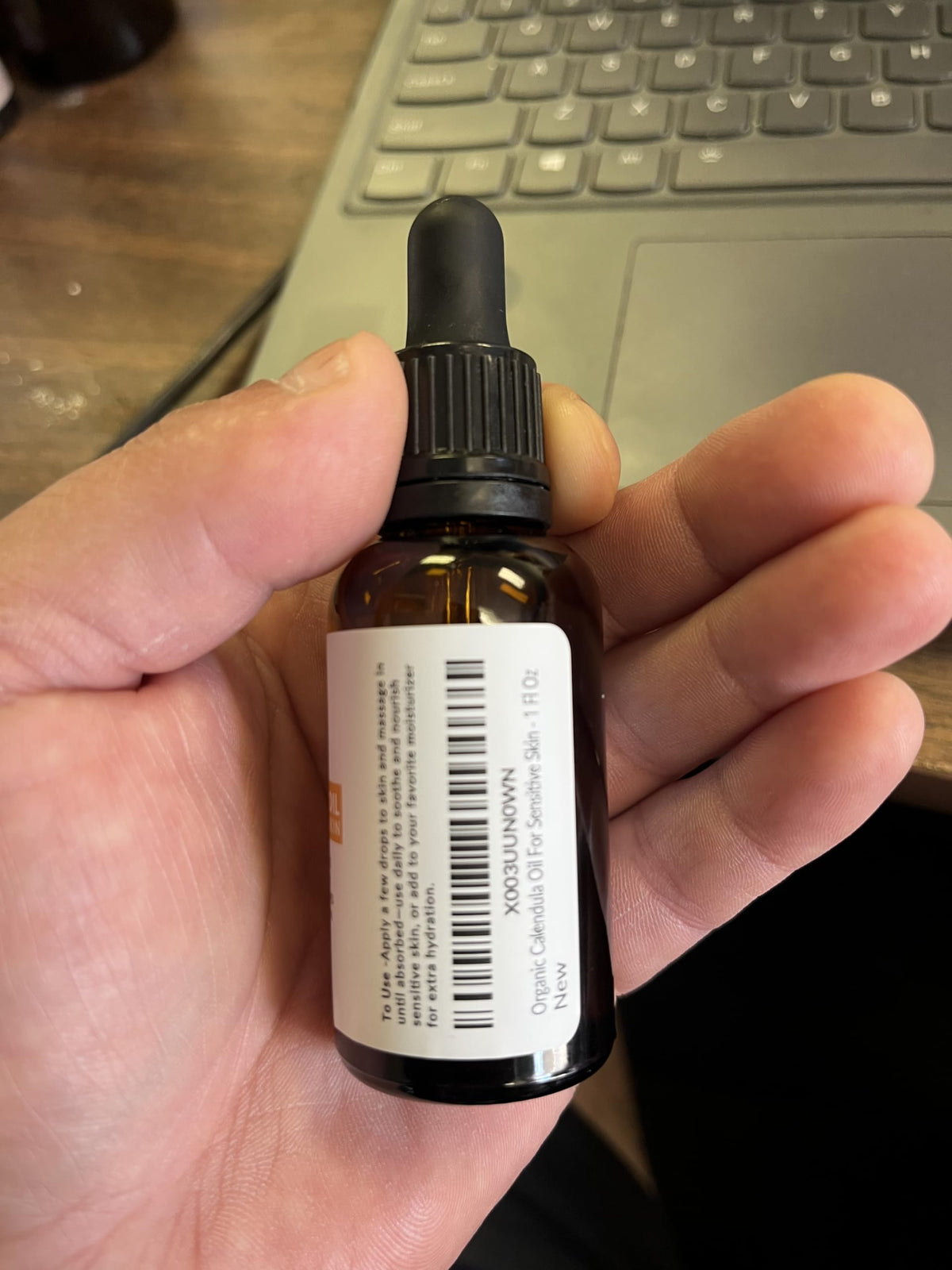 Organic Calendula Oil For Sensitive Skin - USDA Certified 100% Natural Plant Based, Lightweight & Unscented Gentle Soothing Oil For Sensitive Skin - For Face, Skin & All Over - 1 Fl Oz Glass Dropper