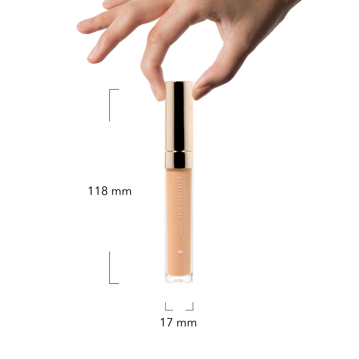 100% PURE 2nd Skin Concealer, Shade 4, 0.17 fl oz