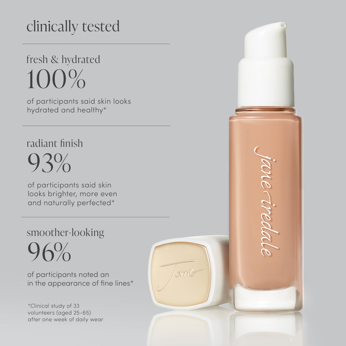 jane iredale Skintuition SPF 30 Radiance-Boosting Liquid Foundation 84 Deeper