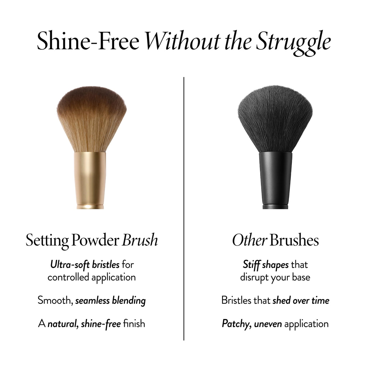 LAURA GELLER Makeup Brushes - 12 Setting Powder Brush, Cruelty-Free