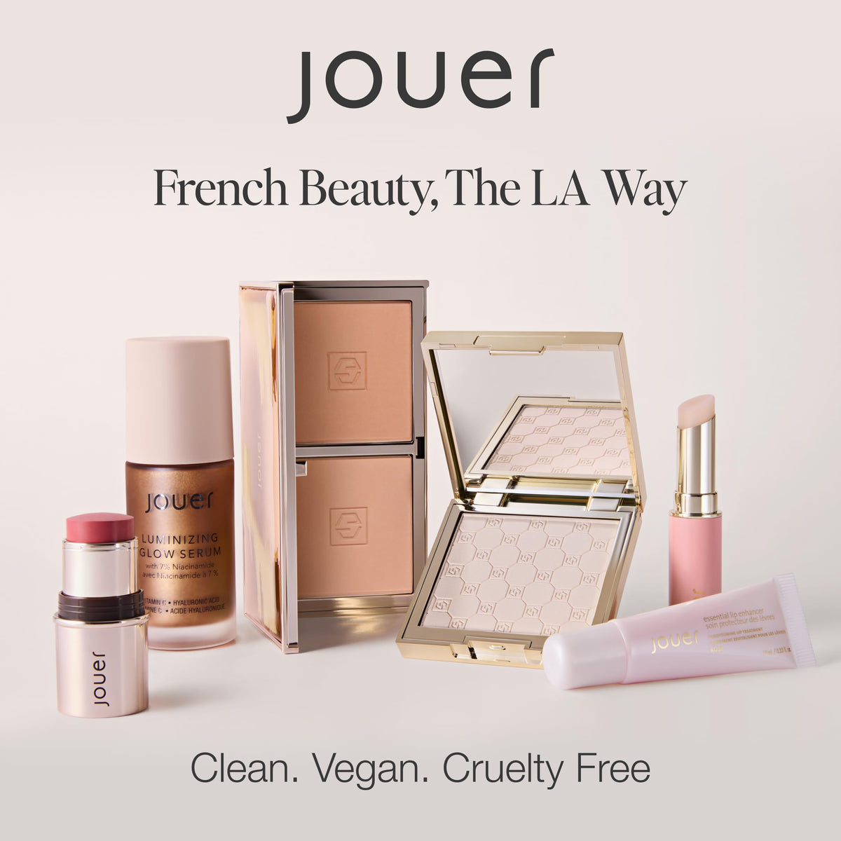 Jouer Luminizing Glow Drops Serum with 7% Niacinamide | Mix 2–3 Drops With Moisturizer or Foundation For A Summer Glow, Use With or Without Makeup, 1 fl oz