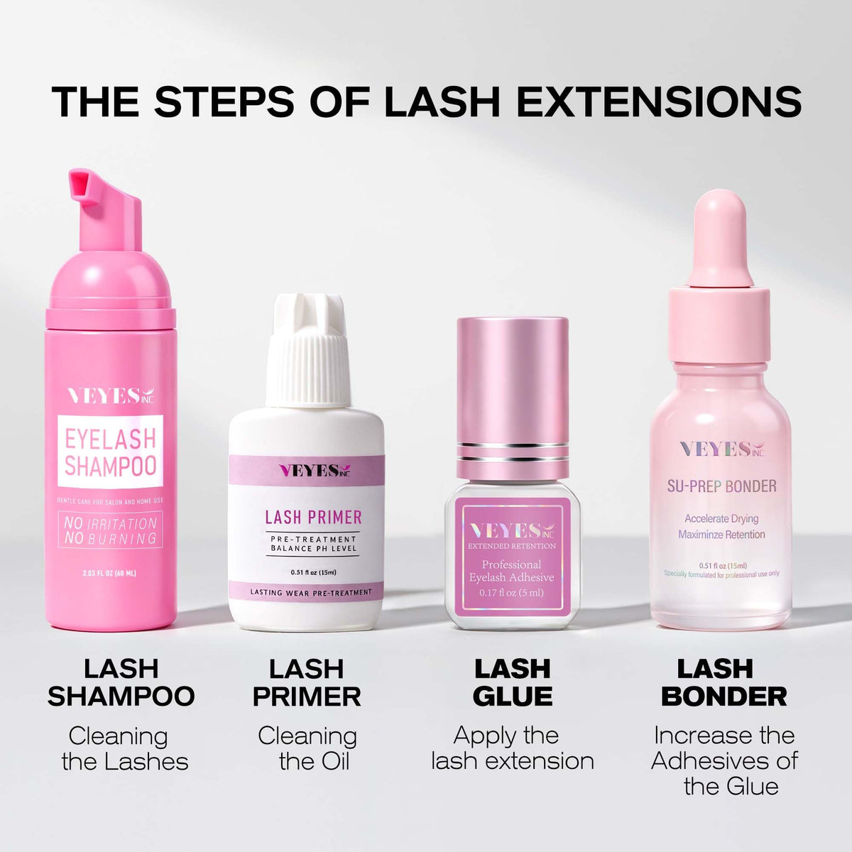 VEYES INC Lash Primer for Eyelash Extensions Professional Use Only 15ml