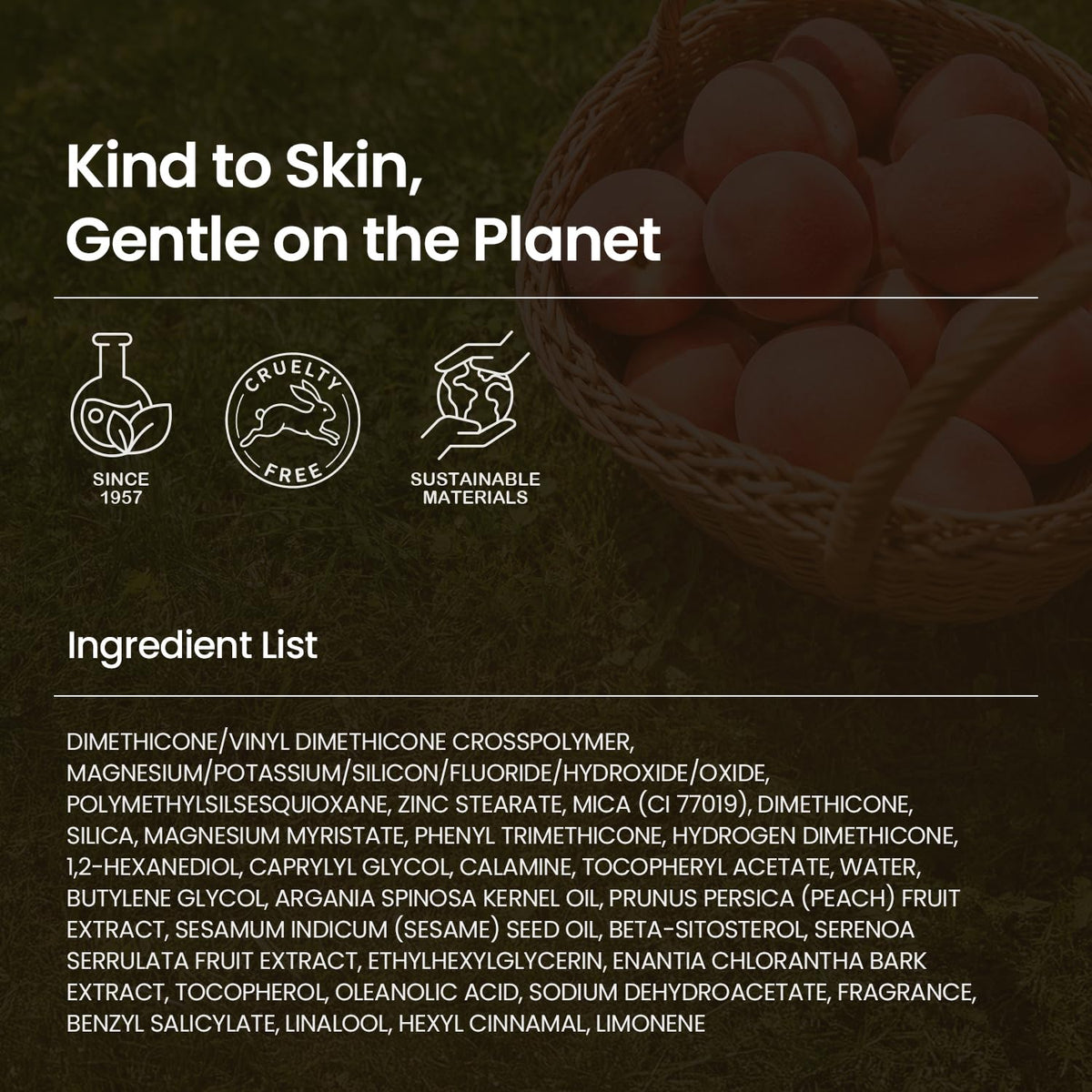 SKINFOOD Peach Cotton Pore Blur Pact - Sebum Control Pack with Silky Texture - Long Lasting Makeup Fixing - Pore Primer with Mineral Powder for Oily Skin - Stocking Stuffers - Pore Quick Minimizer