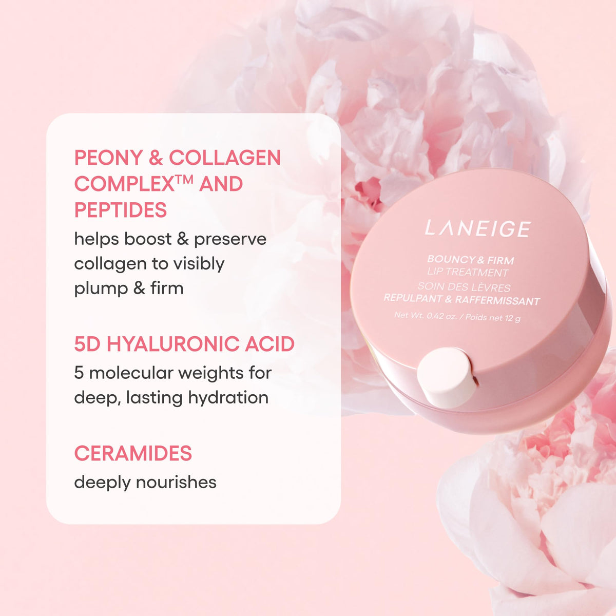LANEIGE Bouncy & Firm Plumping & Firming Lip Treatment