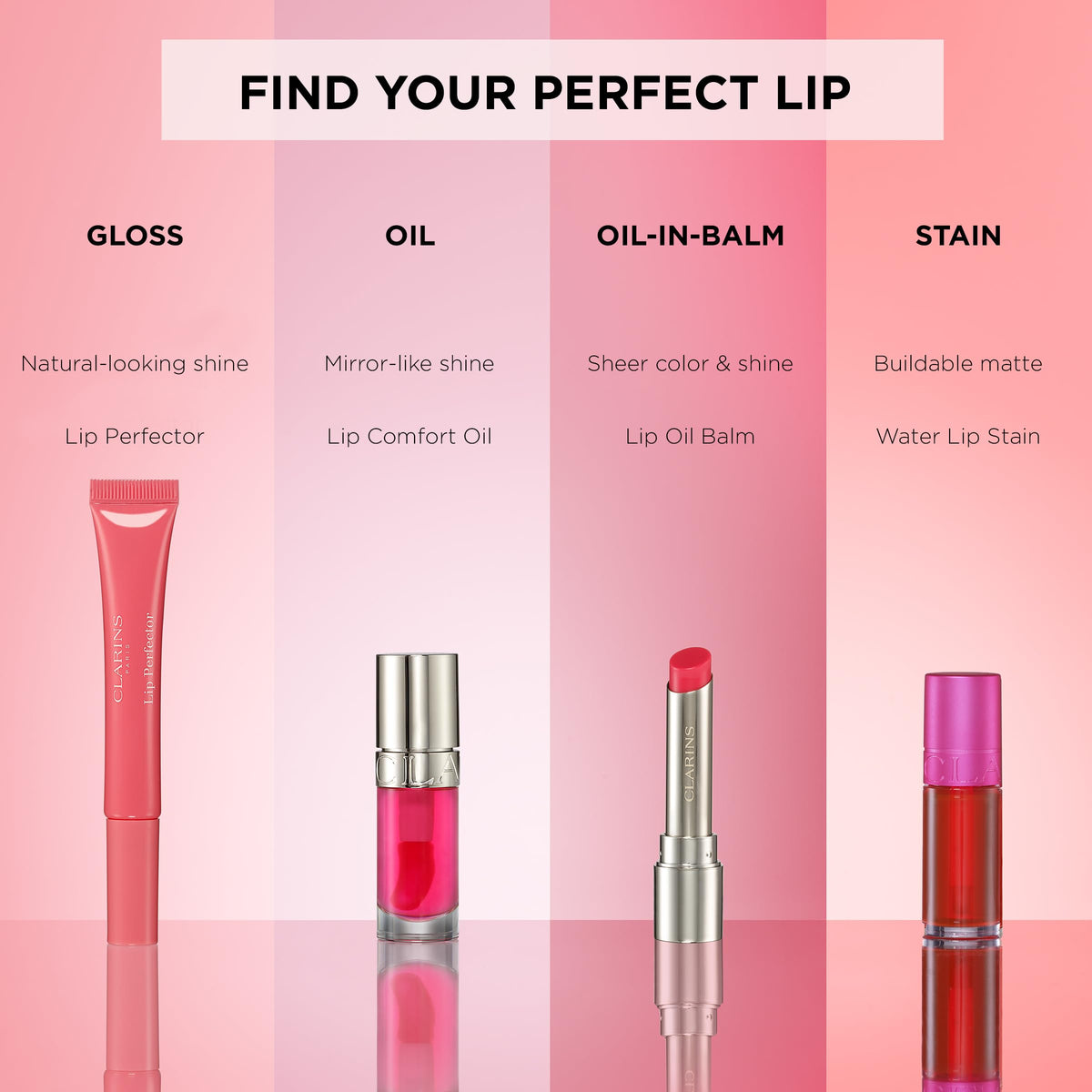 CLARINS Water Lip Stain | Buildable Matte Finish | Kiss Proof, Transfer-Proof, Lightweight and Long Lasting | Contains Hyaluronic Acid | 0.2 Fluid Ounces, 13 Nude Water