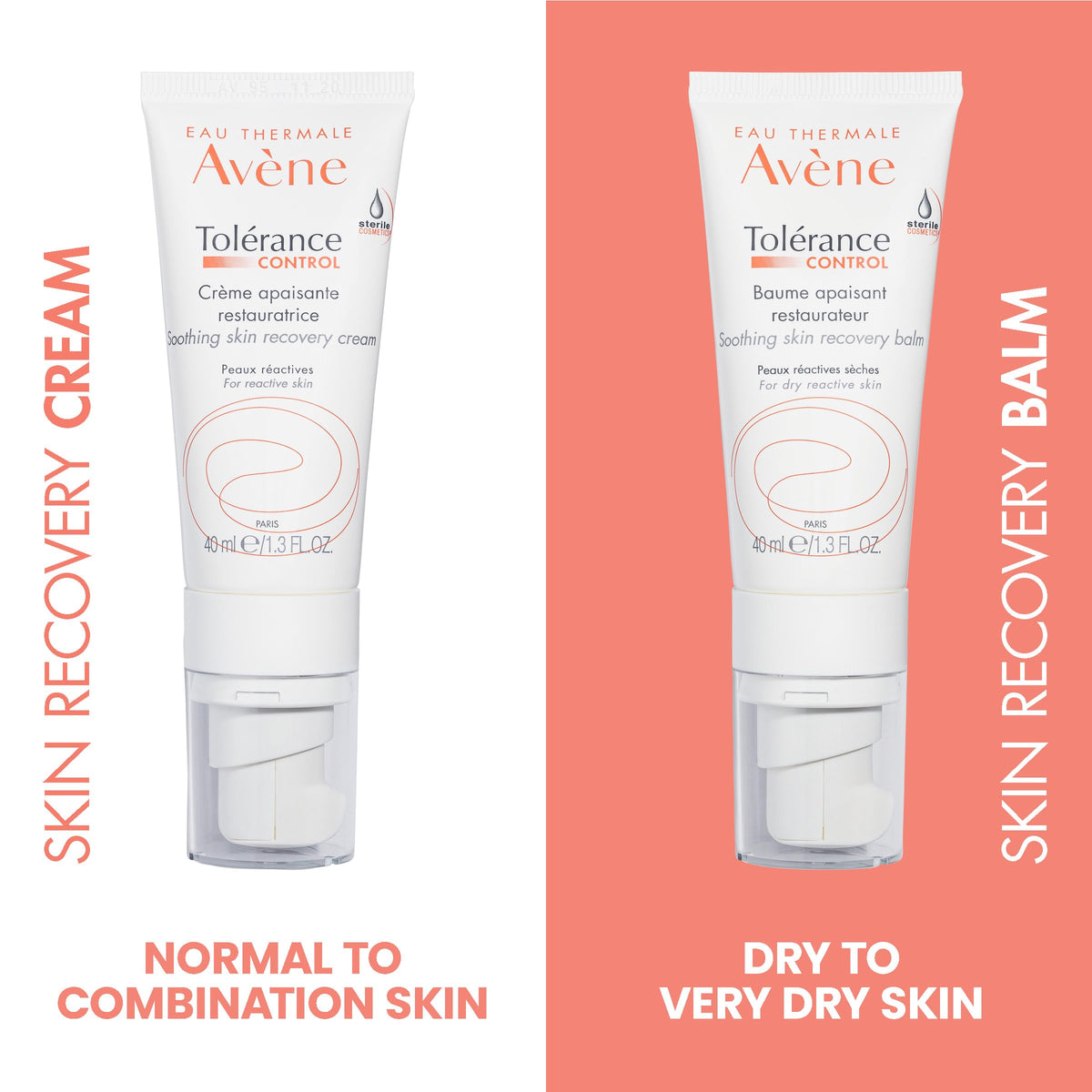 Avène Tolerance Control Soothing Balm, Sensitive Skin, 1.3 Fl Oz