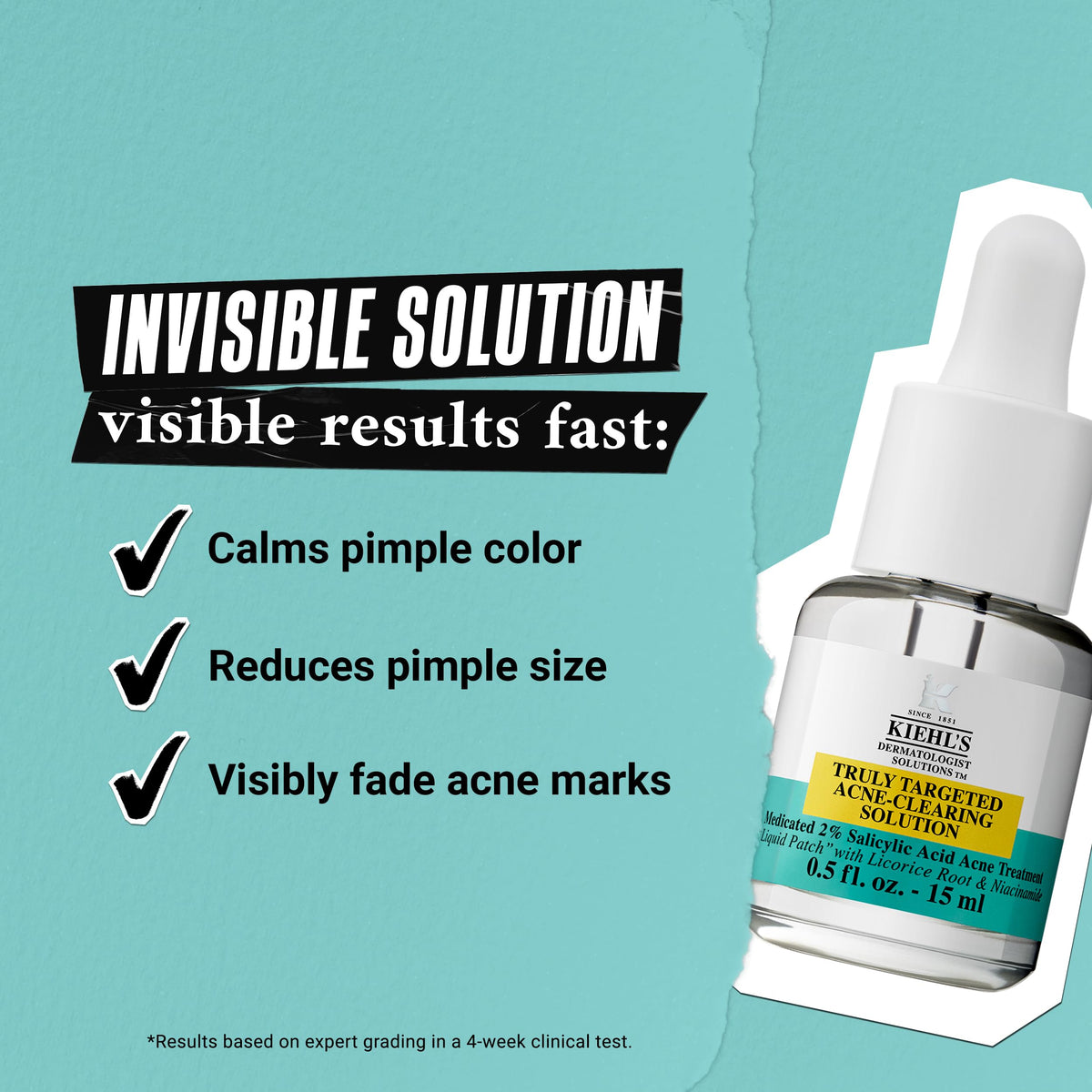 Kiehl's - Acne-Clearing Pimple Patch - Fades Marks - 0.5 fl oz
