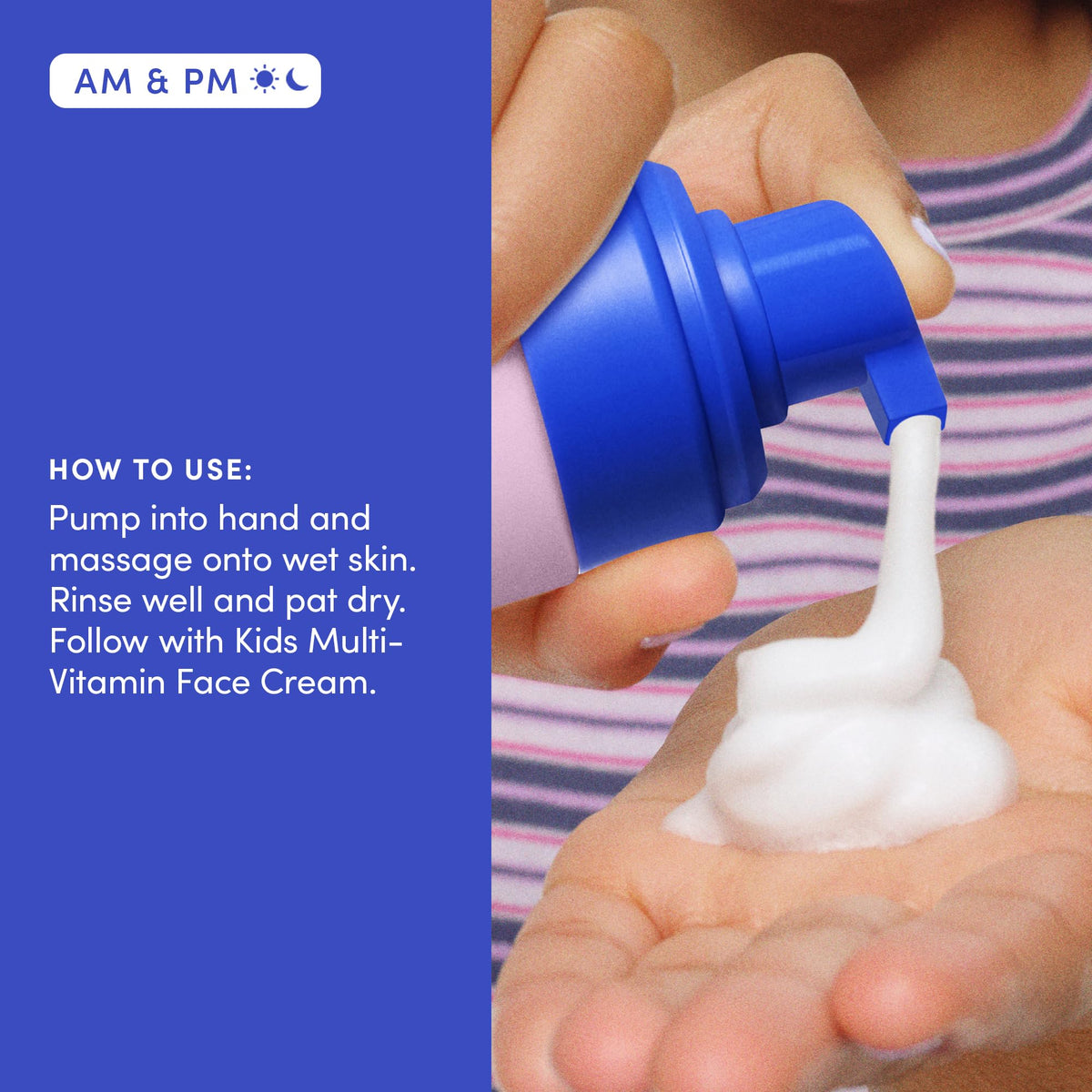 Evereden Kids Multi-Vitamin Face Wash, Dermatologist-Tested, Vegan, Melon