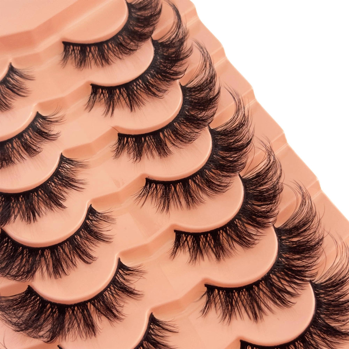 False Eyelashes Strips Lash Cat Eye Lash Fake Eyelash 18mm Long Fox Lashes