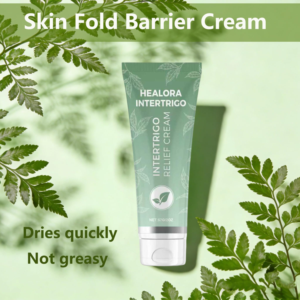 Healora Intertrigo Cream, Skin Fold Barrier Cream for Moisture Friction Protection, For Friction-Prone Areas (1 pcs)