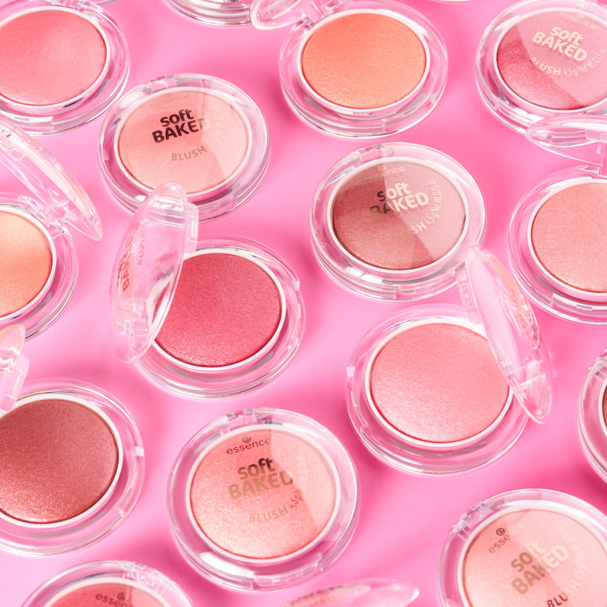 essence Soft Baked Blush, Shimmer Powder Blush (30 | Rose All Day)