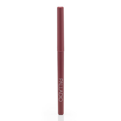 Palladio, Retractable Waterproof Lip Liner High Pigmented and Creamy Color Slim Twist Up Smudge Proof Formula with Long Lasting All Day Wear No Sharpener Required, Plum