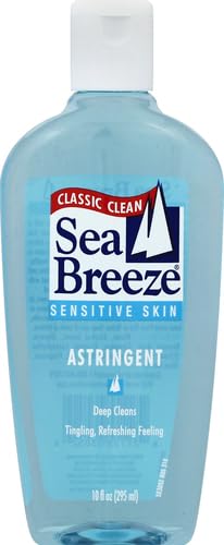 Seabreeze Deep Cleaning Facial Astringent for Sensitive Skin, 10 Fluid Ounce (Pack of 3) (SE03052WM)