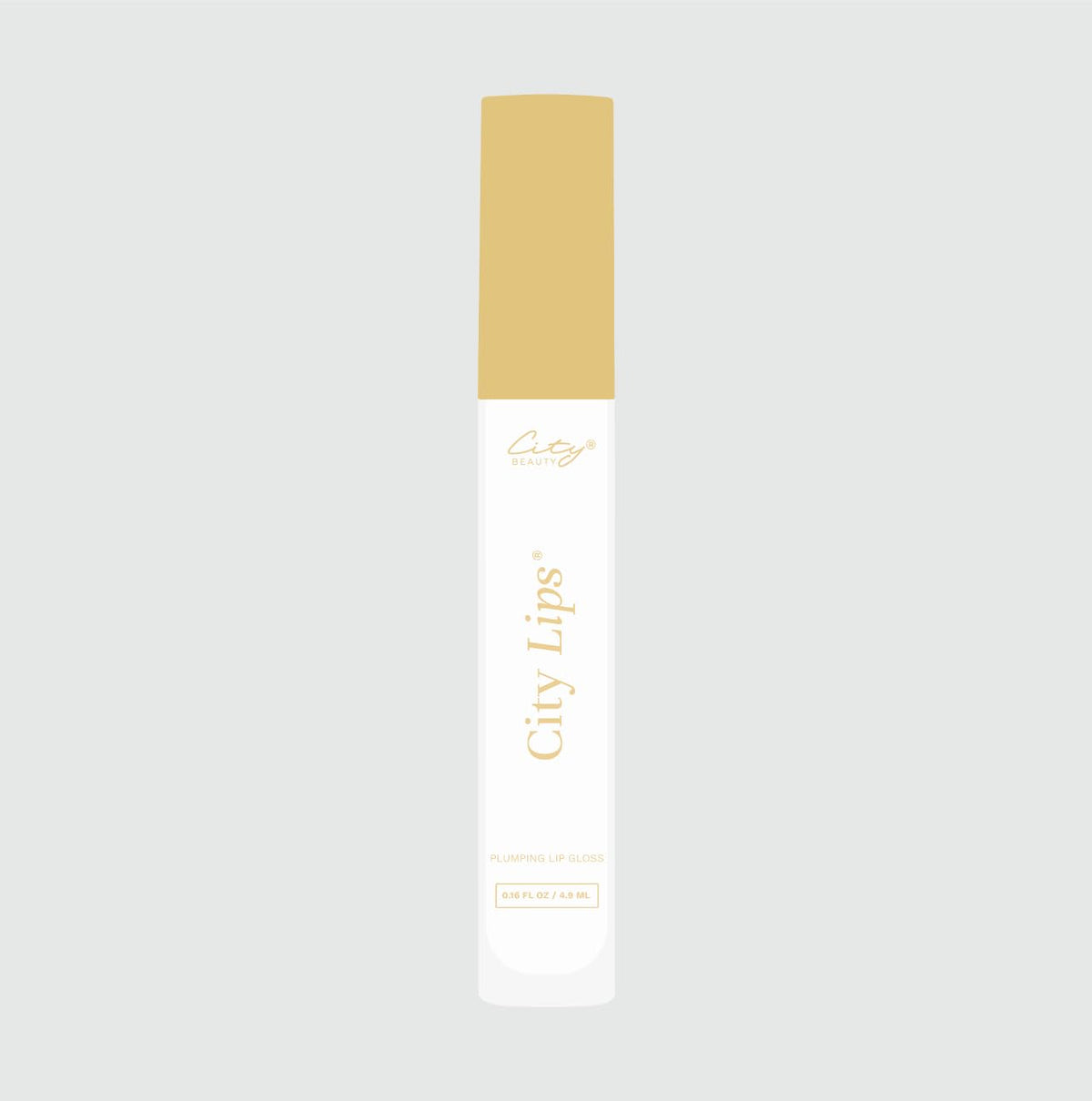 City Beauty City Lips Clear Plumping Lip Gloss, Hyaluronic Acid 0.16oz
