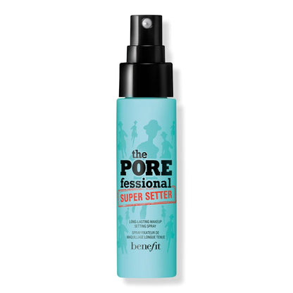 Benefit Cosmetics The POREfessional Super Setter Long Lasting Makeup Spray Travel Size Face Primer 1.0 Ounce