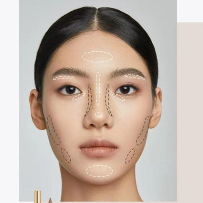 1 PC Double Ends Contour Pencil Highlighter, Multi Functional Facial Contour Highlighter Pencil(01#, 5g)