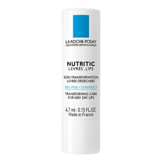 La Roche-Posay Nutritic Lip Balm for Very Dry Lips with Shea Butter, 0.15oz