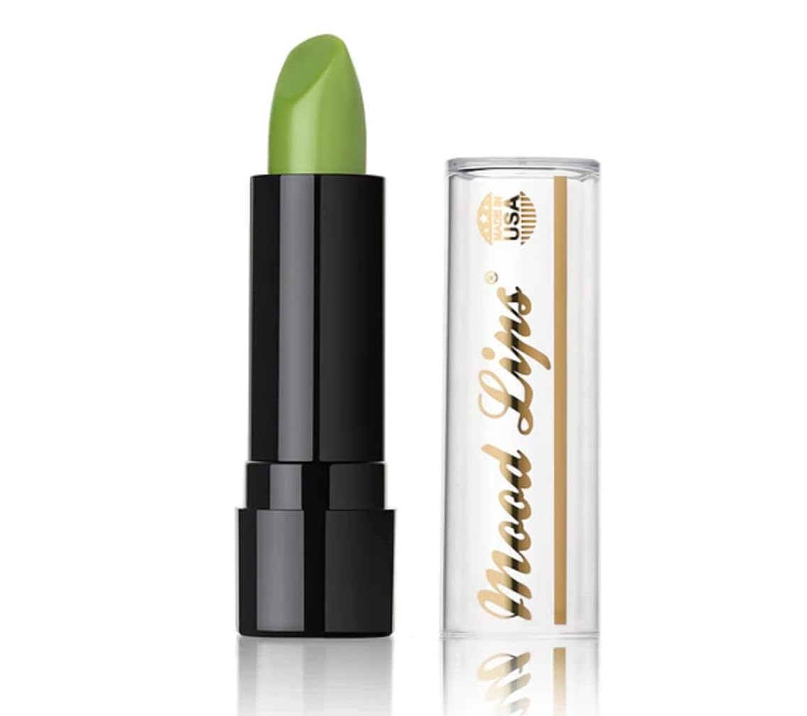 Mood Lips Color Changing Lipstick | Long Lasting Lip Stain Effect | 12 Hour Wear | Magic pH Tint | Aloe Vera Hydrating & Moisturizing | Made in USA | Green
