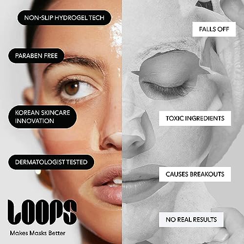 LOOPS Variety Loop Kit - Hydrogel Korean Face Masks, 5 Masks