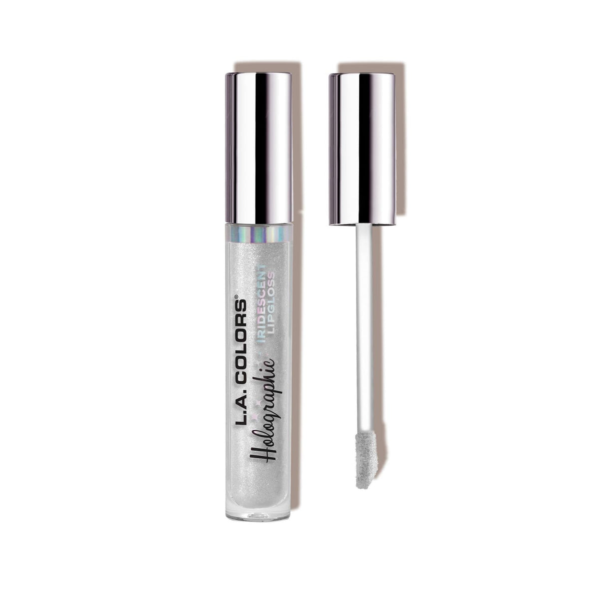 L.A. COLORS Holographic Iridescent Lipgloss, Diamond Lite CLG423