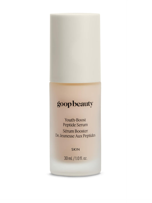 goop Beauty Peptide Serum | Reduces Fine Lines & Wrinkles | Peptides, Ceramides, & Niacinamide | Anti Aging Serum to Improve Firmness & Elasticity | Paraben Free | 1 fl oz