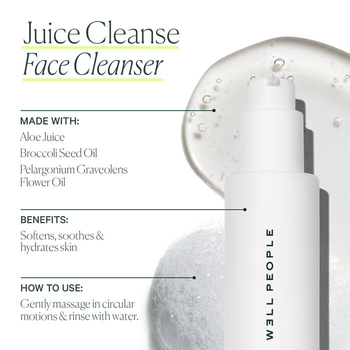 Well People Juice Cleanse Soothing Aloe Face Cleanser