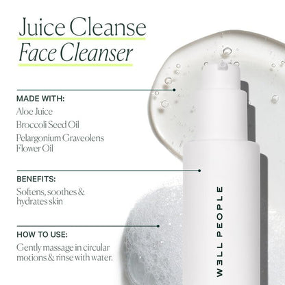 Well People Juice Cleanse Soothing Aloe Face Cleanser