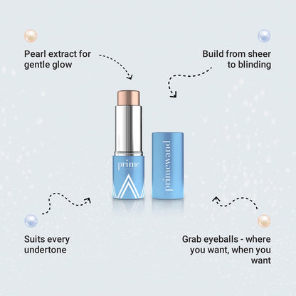 Prime Prometics PrimeWand Pearl Makeup Highlighter Stick for Mature Women