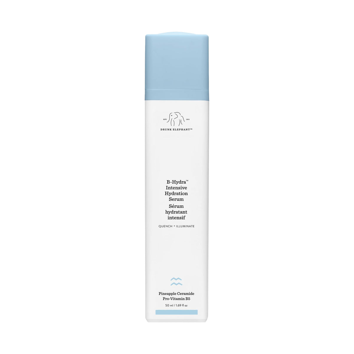 Drunk Elephant B-Hydra Hydration Serum - 50 ml/1.69 fl oz - Hydrating Vitamin B Serum - Clean Clinical Skincare - Cruelty-Free - Dermatologist-Tested - Free of Essential Oils, Silicones, and Fragrance