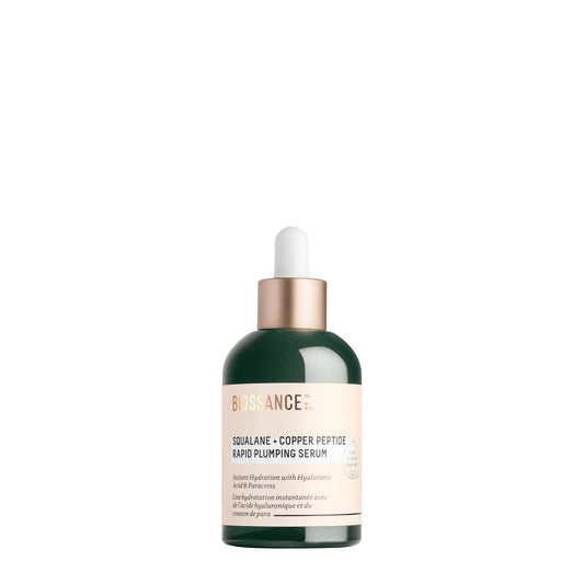 BIOSSANCE Squalane + Copper Peptide Rapid Plumping Face Serum - 1.69oz