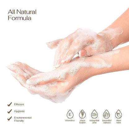 Foaming Hand Soap 10 Pack, Moisturizing W Aloe Vera & Essential Oils - Alcohol-Free Citrus Blend, Lemon, Orange, Lime, Grapefruit, Black Cherry Fragrances & More Hand Wash for Kitchen and Bathroom