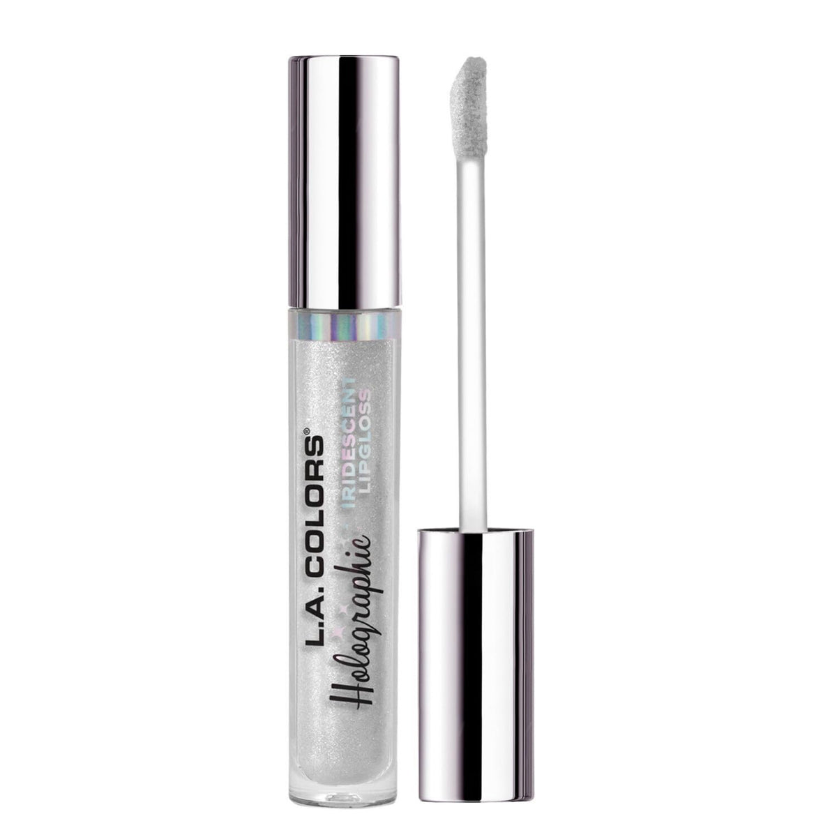 L.A. COLORS Holographic Iridescent Lipgloss, Diamond Lite CLG423