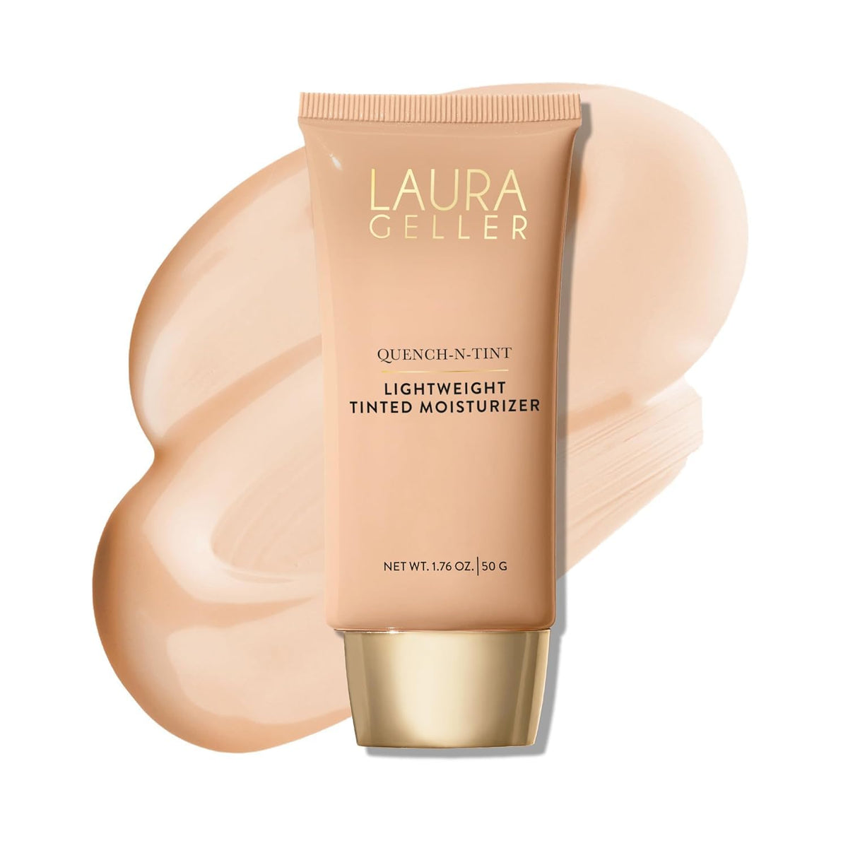 LAURA GELLER Quench-n-Tint Tinted Moisturizer, Hydrating - Porcelain/Fair