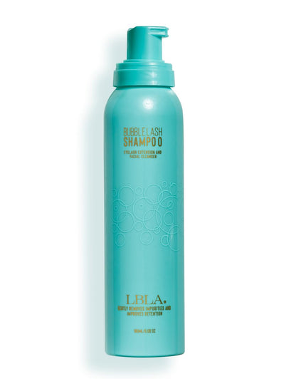 LBLA Bubble Lash Shampoo - Daily Lash Extension Cleanser Lash Bath - Lashbox LA Full Size 180 ml - Gentle Lactic Acid pH-Balanced Lash Cleanser and Makeup Remover