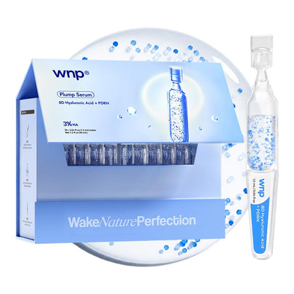 WNP Plump PDRN with 8D Hyaluronic Acid Hydrating Facial Serum, 30 Ct