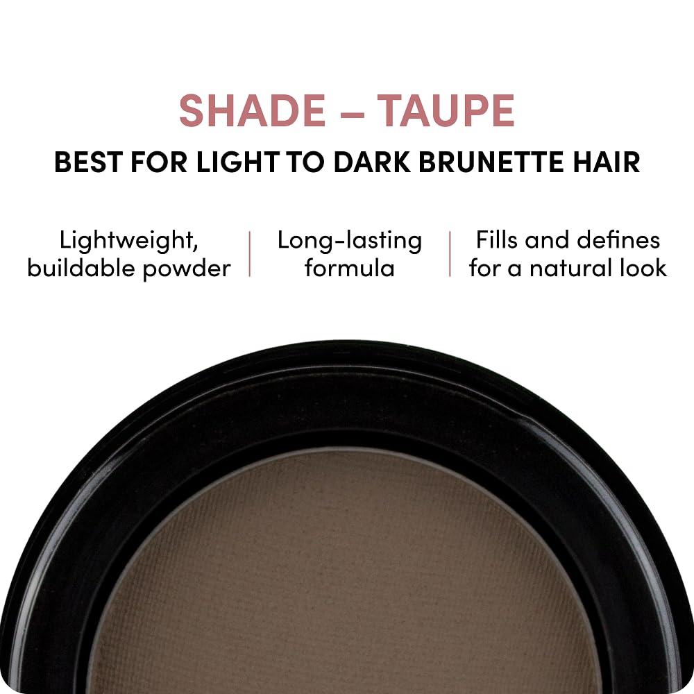 Billion Dollar Brows Eyebrow Powder Taupe Pressed Velvet Brow Filler