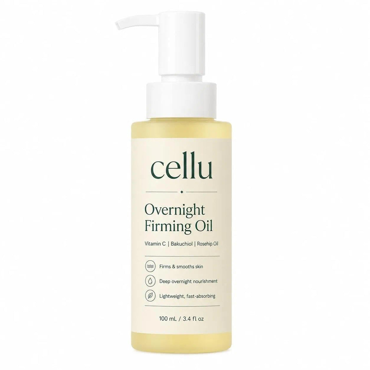 Mujruko Cellu Overnight Firming Oil, Moisturizing Body Oil for Smooth Skin