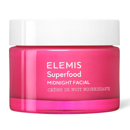 ELEMIS Superfood Midnight Facial, Moisturizing Prebiotic Face Cream 50ml