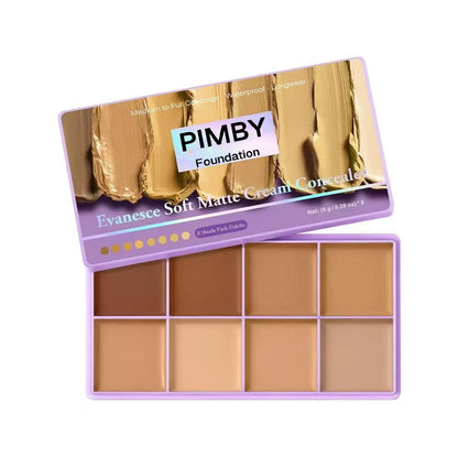 Pimby Full Coverage Concealer, Lightweight, Blendable, Natural Finish