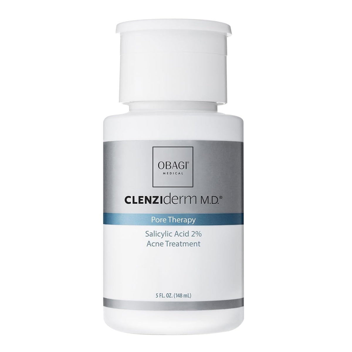 Obagi Medical CLENZIderm M.D. Pore Therapy Acne Treatment, 2% Salicylic Acid Facial Toner for Oily Acne Prone Skin, 5 Fl Oz