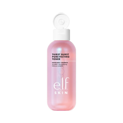 e.l.f. SKIN Thirst Burst Pore-fecting Toner, Hydrating for Face, Smooths, Plumps & Minimizes Pores, Infused with Salicylic Acid, Vegan & Cruelty-Free
