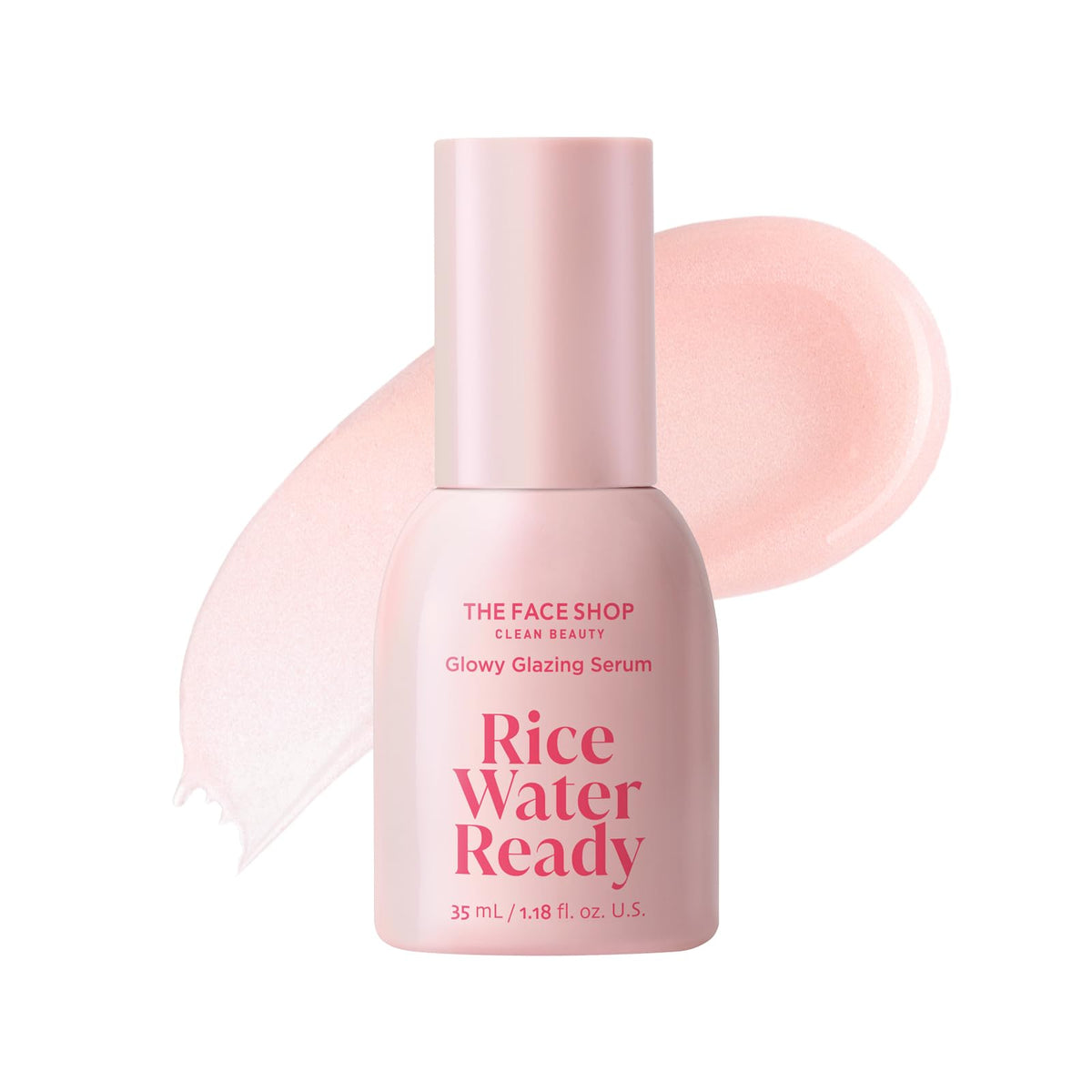 THE FACE SHOP Rice Water Ready Glowy Glazing Serum, 1.18 fl. oz.