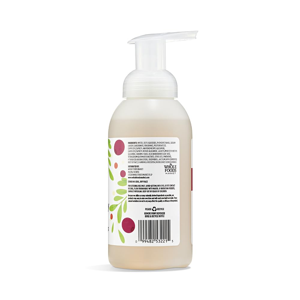 365 by Whole Foods Market, Foaming Hand Soap, Winterberry Saffron, 12 Fl Oz