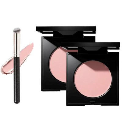 Cekomady Luminance Under Eye Brightener, Under Eye Brightener, Dark Circle Concealer, Moisturizing Waterproof Foundation (PINK-2PCS)