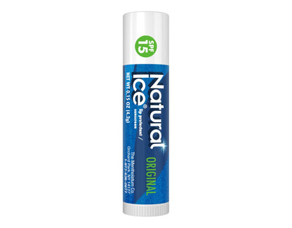 Mentholatum Natural Ice Lip Balm Original SPF 15 1 Each ( Pack of 3)