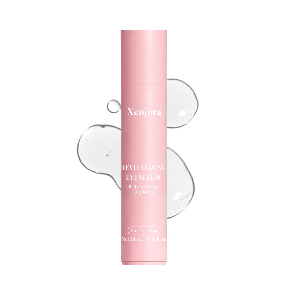 Retinol & Caffeine Under Eye Roller Serum | Xenjura Cooling Eye Cream for Puffy Eyes & Dark Circles | Anti Aging Wrinkle Remover for Fine Lines | Vegan Skincare (20ml / 0.7 fl oz)