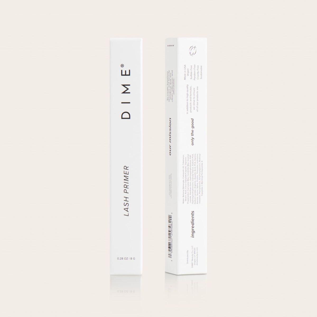 DIME Beauty Lash Primer - White Eyelash Primer, 8 g