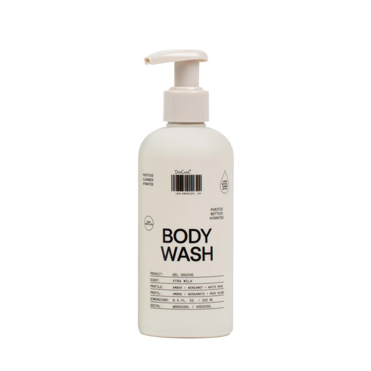 DedCool Body Wash in Xtra Milk, Hydrating Vegan Body Cleanser, 8.5 fl oz